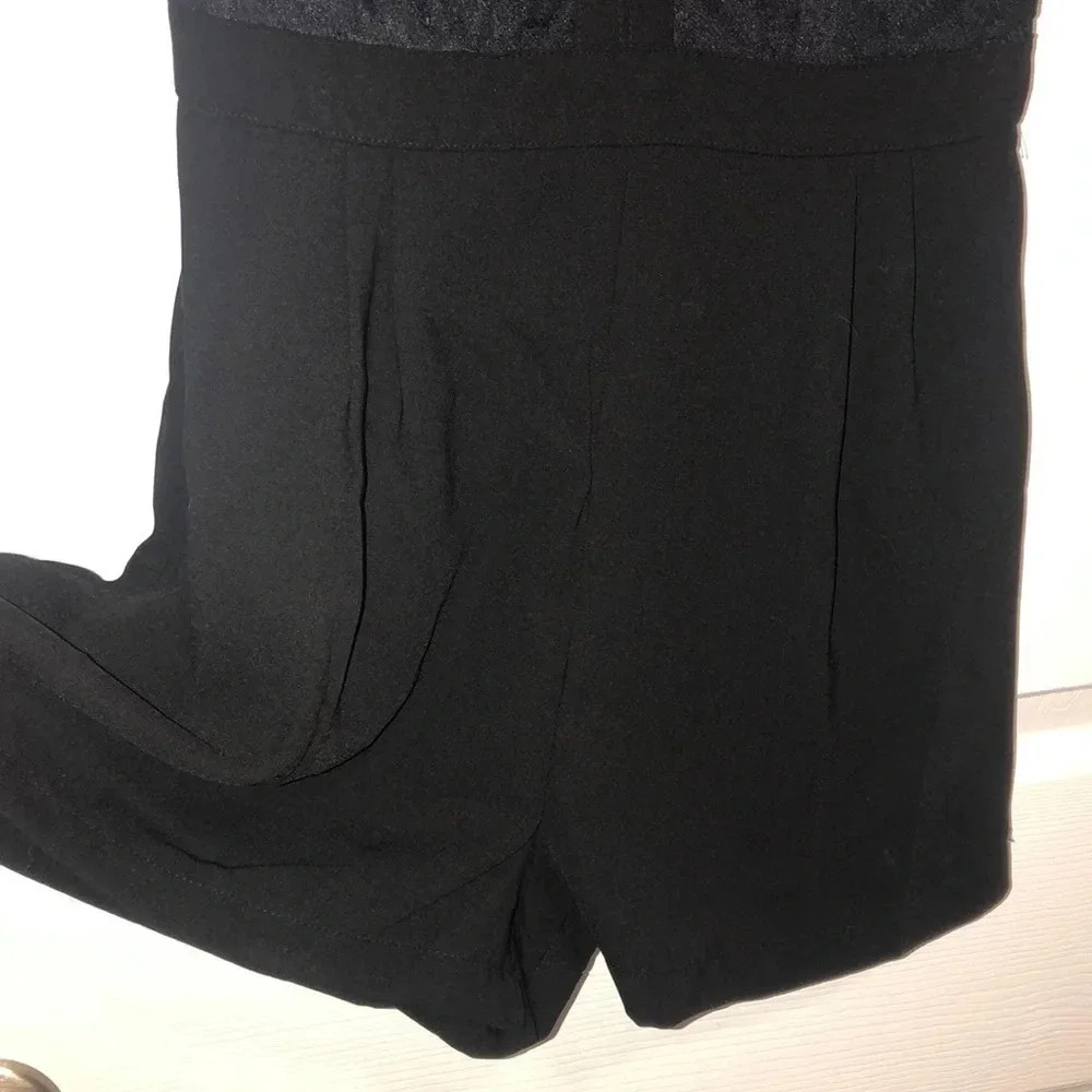 Black Lace Romper - Picture 3 of 4